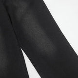 ASCLO バックバンディングストレートデニムパンツ (4color)