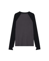 MAGAZINE LONG-SLEEVE TOP (BLACK)