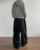 Fog Crop Hoodie Zip-UP
