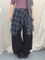 U-Neck Three-Quarter Slim Line Cotton Top