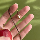 petit apple necklace