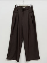 Launer Pocket Two-Tuck Wide Slacks