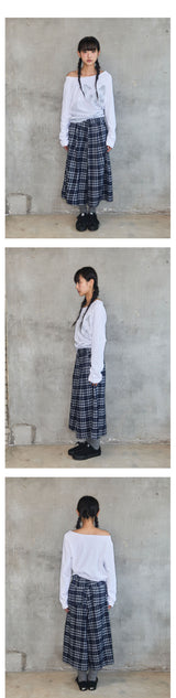 CHECK BERMUDA PANTS