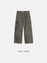Washed Dual Pocket Pants – S, M, L (3 Colors)