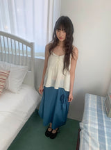 カンナヒシャーリングロングスカート