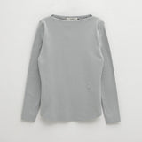 (T-6929)ESSENTIAL WARM BOAT NECK TEE