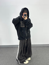 terry four pintuck pants
