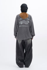 American Vintage Washed Waffle Long Sleeve T-Shirt