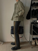 ASCLO Sand Brush Flare Denim Pants (2color)