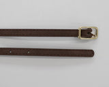 Gond Mini Square Square Leather Belt