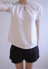 ドットスナップパフTシャツ (3color)