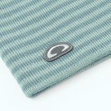 Striped Beanie - Teal