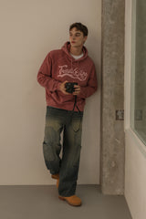 Washed Carpenter Pocket Pants
