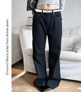 [Unisex] Black golgi flare denim pants
