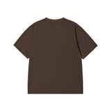 25SS ストライプラビットショートスリーブTシャツ ダークブラウン