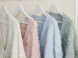 Featheryan Rouge Long Angora Cardigan