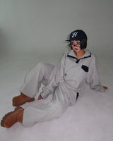 [UNISEX] Coloring fleece half zip-up & jogger pants set