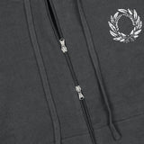 XTK156 Mono Knit Hooded Zip-Up (CHARCOAL)