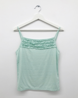 Roy Shirred Flutter Sleeveless (3color)
