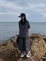 メッシュフードショートスリーブ