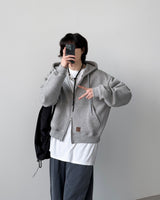 ディオス クロップ フード ジップアップ