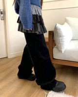 Tenor Wide Fit Cotton Long Pants