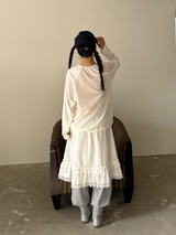 garden waffle lace T 