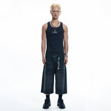 EASY See-through Crop Short Sleeve - BLACK