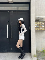 Rué Rue Fringe Snap Beret (2 colors)
