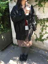 Penka Leather Field Jacket