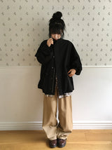 [unisex]リオペ オーバーフィット ハイネック フィールドジャンパー