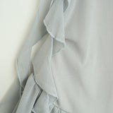 Ruffle Flower Sleeve Dress 232008572