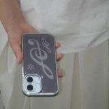 note Charcoal Gray Silver Epoxy Case