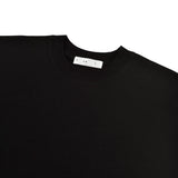 [UNISEX] WORLD PEACE オーバーサイズローエッジスリーブレスTシャツ（ブラック）