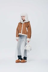 ADORABLE HOOD MUSTANG / CAMEL