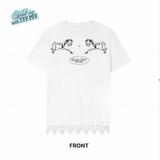 x KIDULT DREAMIES - メリーゴーランドレースTシャツ ホワイト
