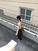 レインドットスカートパンツ