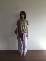 YWD ピンカストライプパンツ (2color)