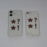 Dot Star Mint Sky Blue Card Wallet Glossy Hard Case