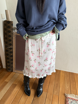 ロージーサテンスカート