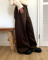 Tenor Wide Fit Cotton Long Pants