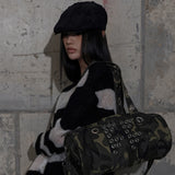 LACE BANDING HUNTING CAP (BLACK) F25QE996
