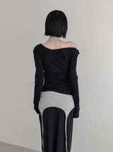 If Button One-Shoulder Off-Tee