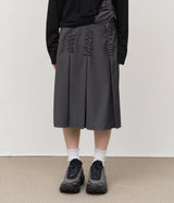 (W) Tes Pintuck Pleats Skirt