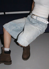 LIGHT LEOPARD HALF PANTS