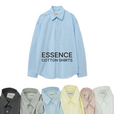 [エッセンス] コットンシャツ 6COLORS