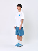 RABBIT T-SHIRT_White/Blue
