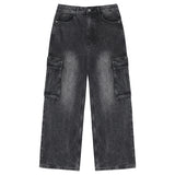 BTB : BLANK POCKET CARGO JEANS [BLACK CORE]