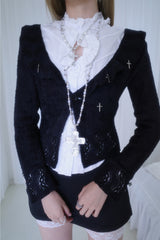 [KISS OF LIFE haneul wear] ✞ cross beads necklace ✞