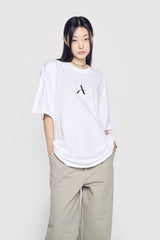 24FW ワンポイントロゴ半袖Tシャツ ホワイト